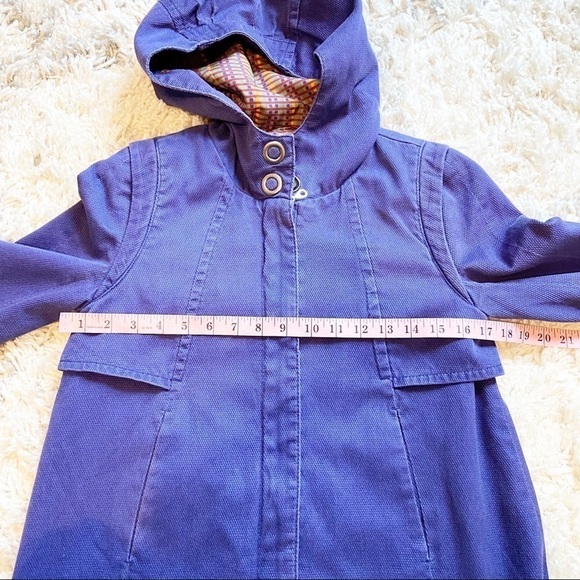 Tulle by Anthropologie | Purple Light Weight Hooded Jacket Size Small - Picture 13 of 14